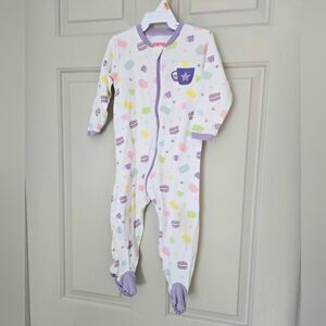 Tuffy Purple and Cream Macaroon Sleeper 13 M